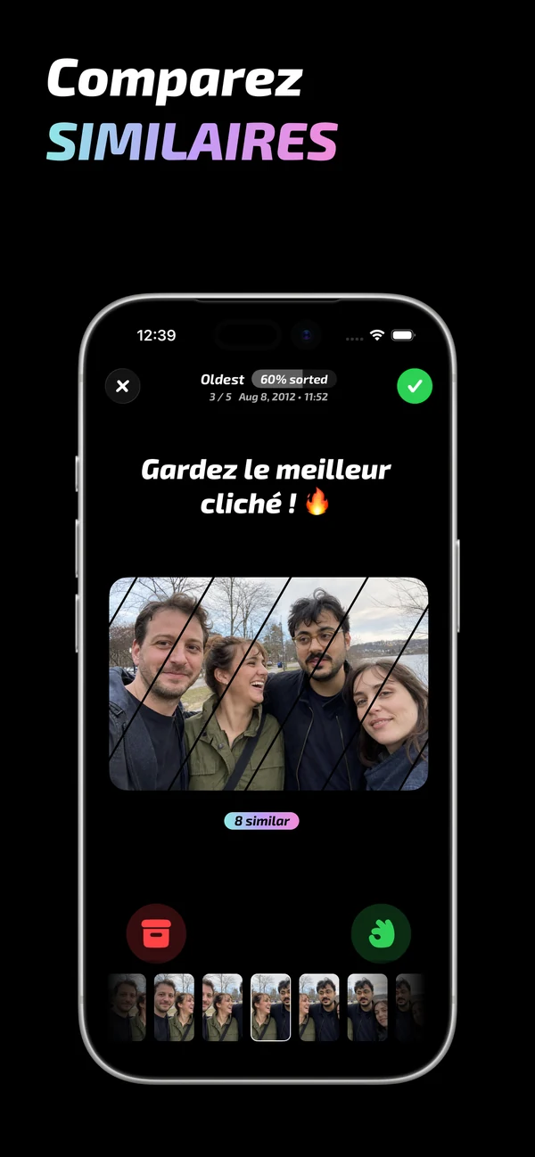 Comparer des photos similaires