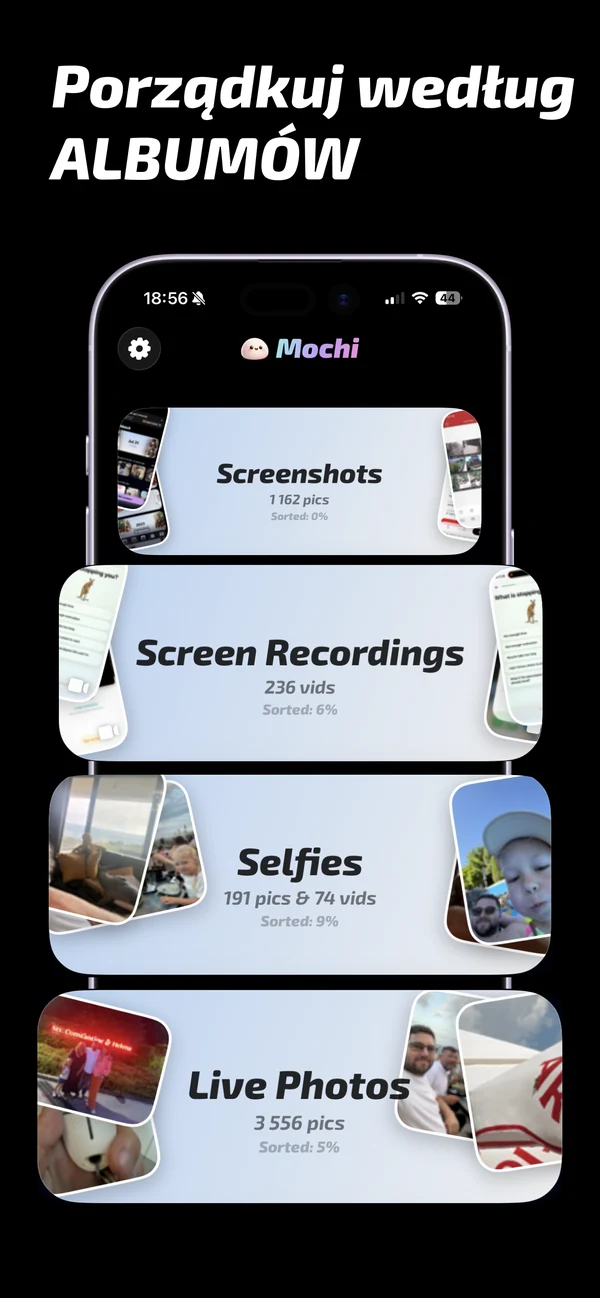 Porządkowanie zdjęć z iPhone’a według albumów w Mochi
